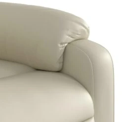 VidaXL - Fauteuil - Crème - Kunstleer -Leen Bakker Fauteuils 6465b2c070a346bea3a50447ec730ad7