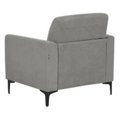 FENES - Fauteuil - Grijs - Stof 14 FENES - Fauteuil - Grijs - Stof -Leen Bakker Fauteuils 6521ef8e13e54f5bb99c7ce15fba1f97