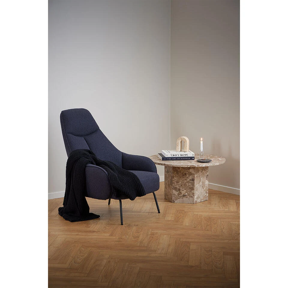 Fauteuil Blauw - Zithoogte 40cm - 73x92x98cm - Bertus 13 Fauteuil Blauw - Zithoogte 40cm - 73x92x98cm - Bertus - Afbeelding 13
