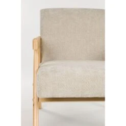 Housecraft Living Panadero Fauteuil Met Armleuning Hout Naturel/ Beige -Leen Bakker Fauteuils 689f14a2d9d64bcfa20182088d03eae5