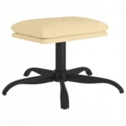 VidaXL Relaxstoel Met Voetenbank Crèmewit Fluweel -Leen Bakker Fauteuils 6b4e8ad64767421da11903fd2f33bf47