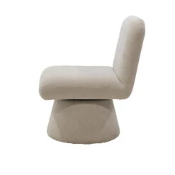 Draaifauteuil Taupe Stof - 70x60x78cm - Zithoogte 45cm - Olivier -Leen Bakker Fauteuils 6b65621ac60d4f2f923570ba56795eaa