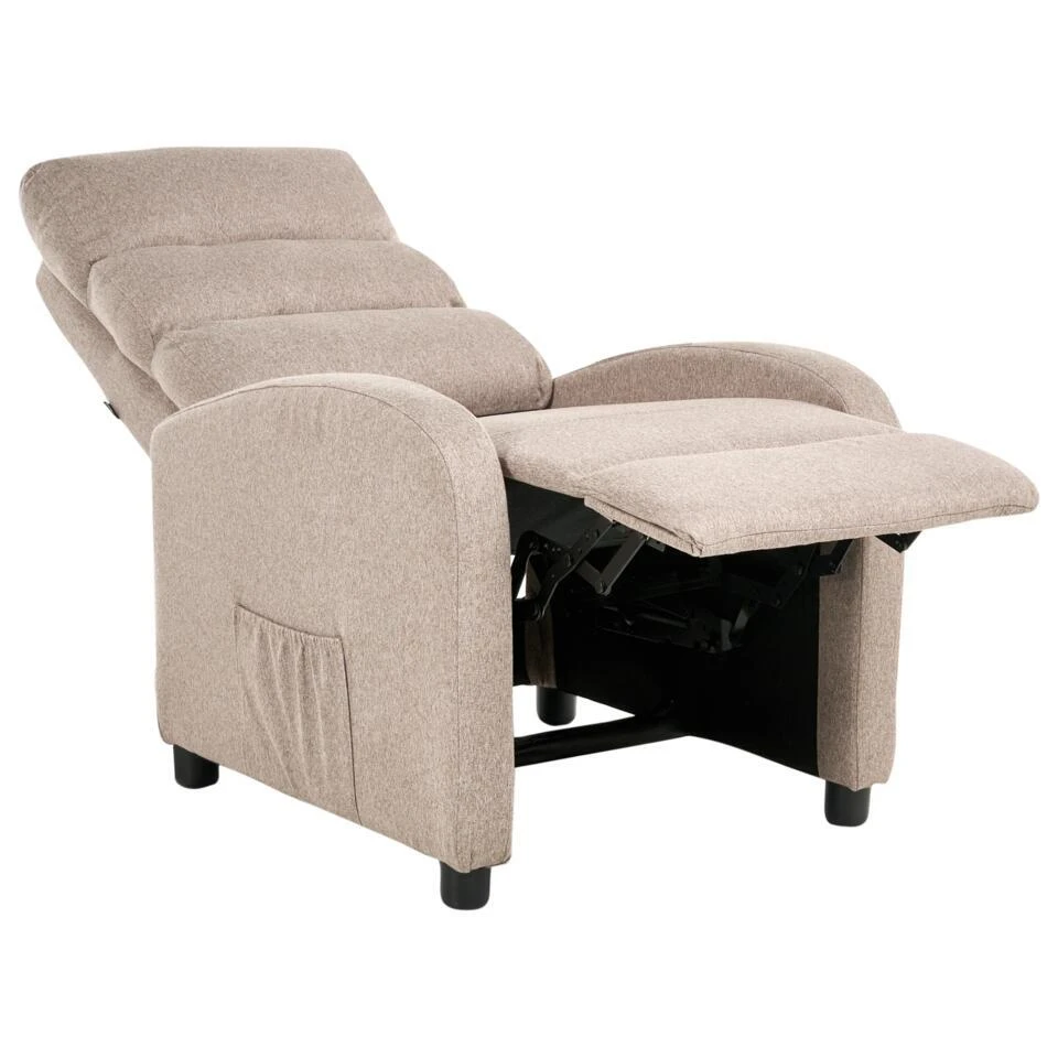 OTUS - Relaxfauteuil - Taupe - Polyester 5 OTUS - Relaxfauteuil - Taupe - Polyester - Afbeelding 5