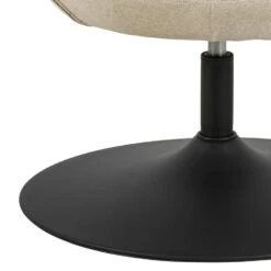 Fauteuil Beige Stof Draaibaar - Zithoogte 47cm - Eva -Leen Bakker Fauteuils 71f0129dd923477a8ad437cac8951920