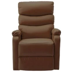 VidaXL Sta-op-stoel Kunstleer Bruin 7 VidaXL Sta-op-stoel Kunstleer Bruin -Leen Bakker Fauteuils 72475df343bb4ffbbc09798f73b5be78