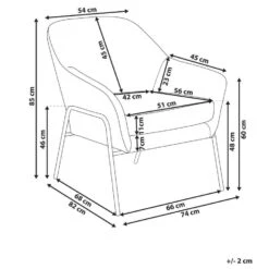 VEDDIGE - Fauteuil - Beige - Polyester 14 VEDDIGE - Fauteuil - Beige - Polyester -Leen Bakker Fauteuils 72e739f9c62f409986922c47e8a209f0