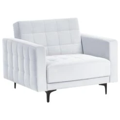 ABERDEEN - Fauteuil - Lichtgrijs - Fluweel -Leen Bakker Fauteuils 73cba21986cf4aeca5a260eac8a06db4