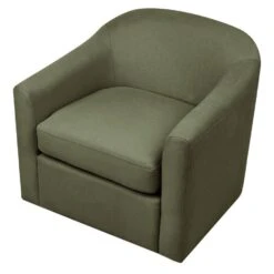 MAGNOR - Fauteuil - Donkergroen - Polyester -Leen Bakker Fauteuils 73f8aeac574f42469958a923afe91d28