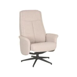 LABEL51 Fauteuil Bergen - Naturel - Boucle -Leen Bakker Fauteuils 74f5f9cf7dfe4107929a9988932b453a