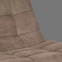 LABEL51 Fauteuil Alvar - Taupe - Micro Suede - 57x53x83 Cm -Leen Bakker Fauteuils 77183b48124a45dab87184850775fe46