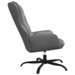 VidaXL Relaxstoel Kunstleer Antracietgrijs -Leen Bakker Fauteuils 777270b6f9b04ba6a491983d35f3ea3d
