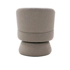 Draaifauteuil Taupe Stof - 65x64x79cm - Zithoogte 45cm - Moïse -Leen Bakker Fauteuils 7a7802cb1bab403f97584e7693844f2e