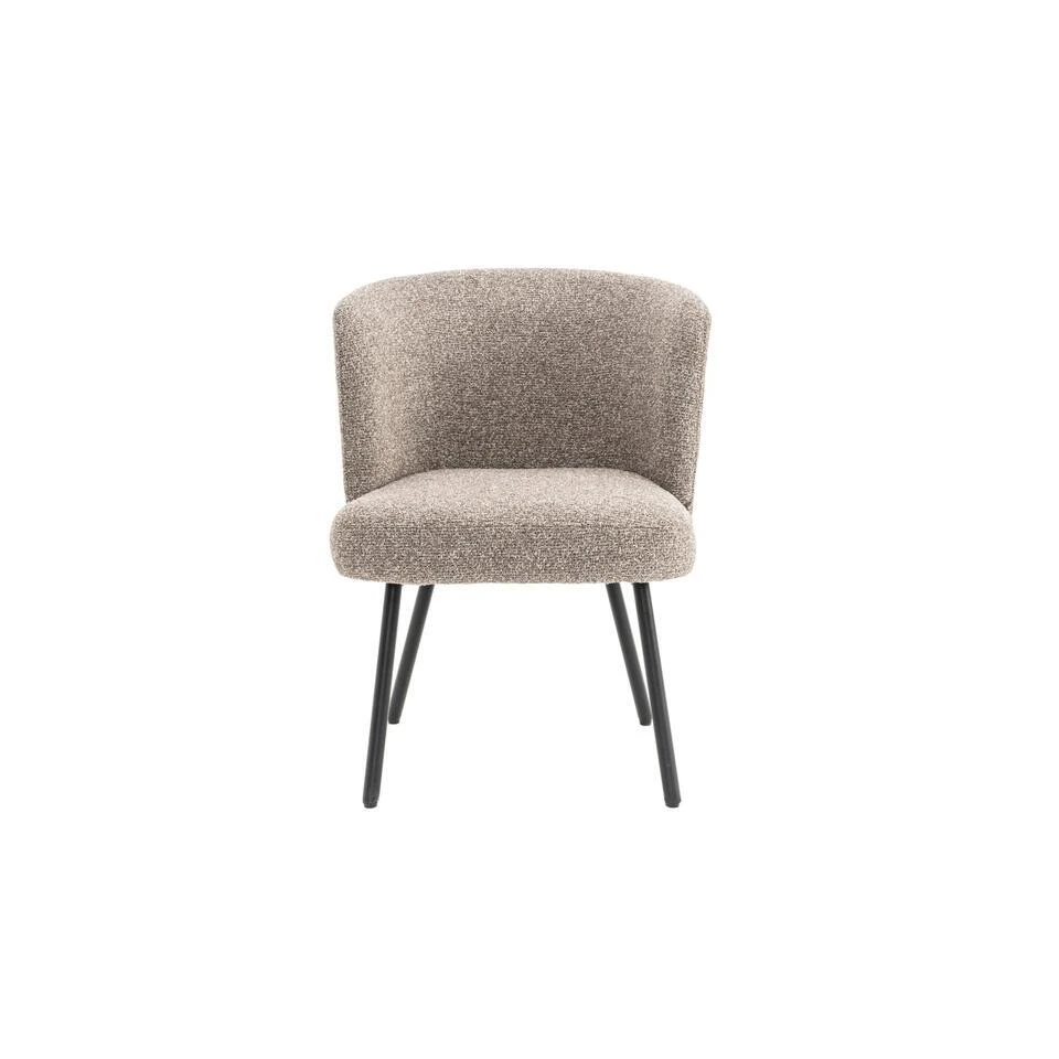 Fauteuil Cindy Taupe Stof 2 Fauteuil Cindy Taupe Stof - Afbeelding 2