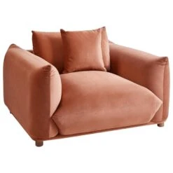 LUVOS - Fauteuil - Goudbruin - Fluweel -Leen Bakker Fauteuils 7cb47635a23c4b1ab6987f298fe2e013