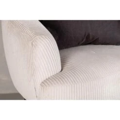 Svea - Vona Fauteuil - Ribstof - Beige -Leen Bakker Fauteuils 7d3f1c873a0e4c5882d076a54f75878f