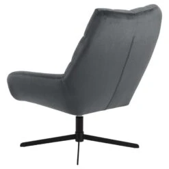 Fauteuil Devin - Stof - Donkergrijs 6 Fauteuil Devin - Stof - Donkergrijs -Leen Bakker Fauteuils 81027693 0300