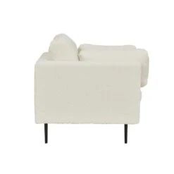 Svea - Kiva Fauteuil - Teddy - Wit -Leen Bakker Fauteuils 81499440df9141d4a8c7a0ab9e47bf91