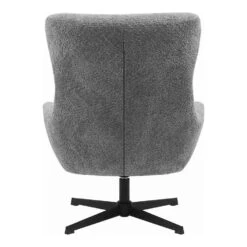 Fauteuil Draaibaar - Donkergrijs Stof - 89x80x101cm - Bescia -Leen Bakker Fauteuils 8216e4f2113e4722b7f6d6e3e6bad234