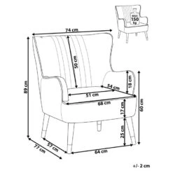 VARBERG - Fauteuil - Groen - Fluweel 11 VARBERG - Fauteuil - Groen - Fluweel -Leen Bakker Fauteuils 821fe1852ac64eca86f4fff5be97b574 1