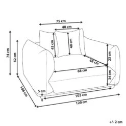 LUVOS - Fauteuil - Goudbruin - Fluweel -Leen Bakker Fauteuils 8556a19e554e455094e20c5f3d0b314a 1