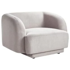 SKJANES - Fauteuil - Lichtgrijs - Polyester -Leen Bakker Fauteuils 85c154b49a8a432283b55c0626502638