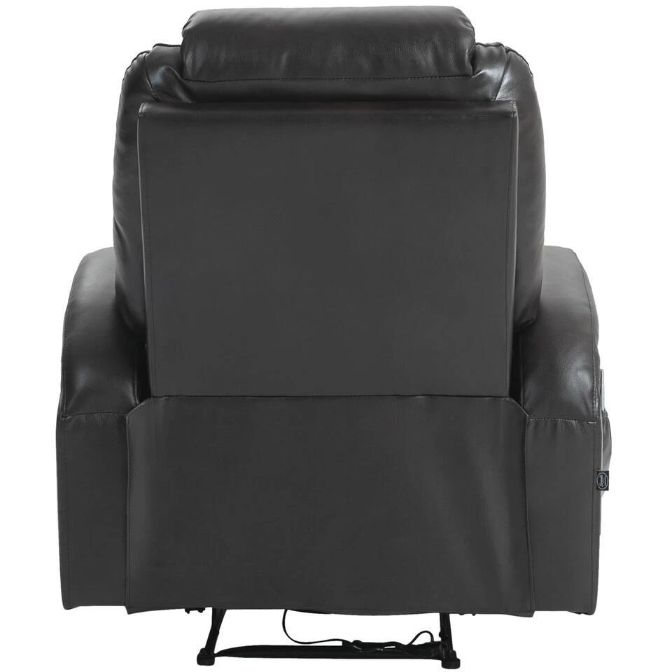 CLP Fauteuil Hepler Zwart Frame - Kunstleer - Bruin 6 CLP Fauteuil Hepler Zwart Frame - Kunstleer - Bruin - Afbeelding 6