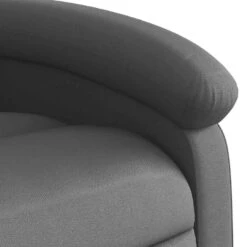 VidaXL - Massagestoel - Grijs - Leer -Leen Bakker Fauteuils 87ddcbe9d94c400f905f8d1d658134bd