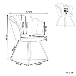 LOVELOCK - Fauteuil - Beige- Bouclé -Leen Bakker Fauteuils 898e13e08ad6425ca33505445a886b64
