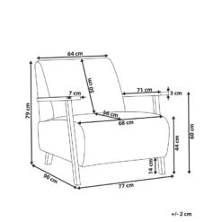 LESJA - Fauteuil - Oranje - Stof -Leen Bakker Fauteuils 8b27e0253b494de8b7ea0955b8e19bd0 2