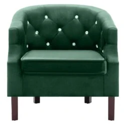VidaXL Fauteuil Fluweel Groen 7 VidaXL Fauteuil Fluweel Groen -Leen Bakker Fauteuils 8b851627a4ee4b9a9f95cb21d4c2270c