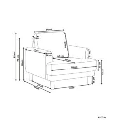 TUVE - Fauteuil - Wit - Bouclé 11 TUVE - Fauteuil - Wit - Bouclé -Leen Bakker Fauteuils 8b9a789a483f4782bf62ca1fda88b9df