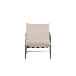 Svea - Mera Fauteuil - Linnen - Beige -Leen Bakker Fauteuils 8b9aea86b83f461bbbd7af4ceffec5cf