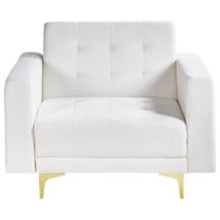 ABERDEEN - Fauteuil - Wit - Bouclé 14 ABERDEEN - Fauteuil - Wit - Bouclé -Leen Bakker Fauteuils 8d23a896883b42c2b8305581d93fde29