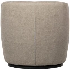 WOOOD Serra Draaifauteuil - Geweven Stof - Zand - 75x70x69 -Leen Bakker Fauteuils 8dec01f9407a44568b92b0e2a94c1a1d