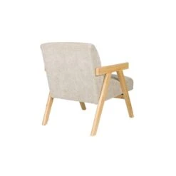 Housecraft Living Panadero Fauteuil Met Armleuning Hout Naturel/ Beige -Leen Bakker Fauteuils 8e2bda0891e94a92832a1980ab4d61b3