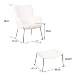 Happy Garden Leunstoel EIRA - Beige - Stof -Leen Bakker Fauteuils 8f423145a7564de5952171bce290c4d9