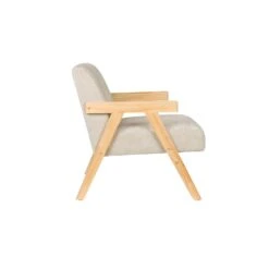 Housecraft Living Panadero Fauteuil Met Armleuning Hout Naturel/ Beige -Leen Bakker Fauteuils 8f4692ce3df643fb8301a48c6f1538bf