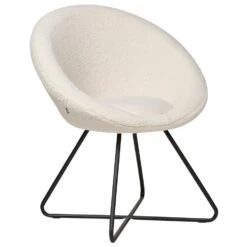 FLOBY II - Fauteuil - Crème - Bouclé 13 FLOBY II - Fauteuil - Crème - Bouclé -Leen Bakker Fauteuils 929929ea77094f5baa12480ad708b1a7