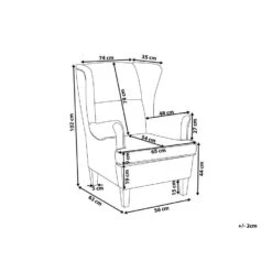 Beliani Oorfauteuil ABSON - Geel Polyester 6 Beliani Oorfauteuil ABSON - Geel Polyester -Leen Bakker Fauteuils 934a5aa004434d3885f12666fc305aab 2