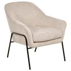 VEDDIGE - Fauteuil - Beige - Polyester 15 VEDDIGE - Fauteuil - Beige - Polyester -Leen Bakker Fauteuils 942aa7862b14495fbc1cf99dc462563f