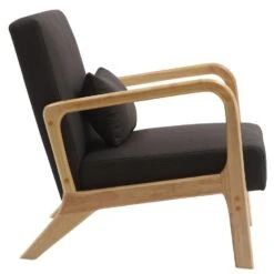 CLP Fauteuil Hibbing Natura Frame - Hout - Bruin -Leen Bakker Fauteuils 9804b038cbce44f7892d1a8493dd8d5a