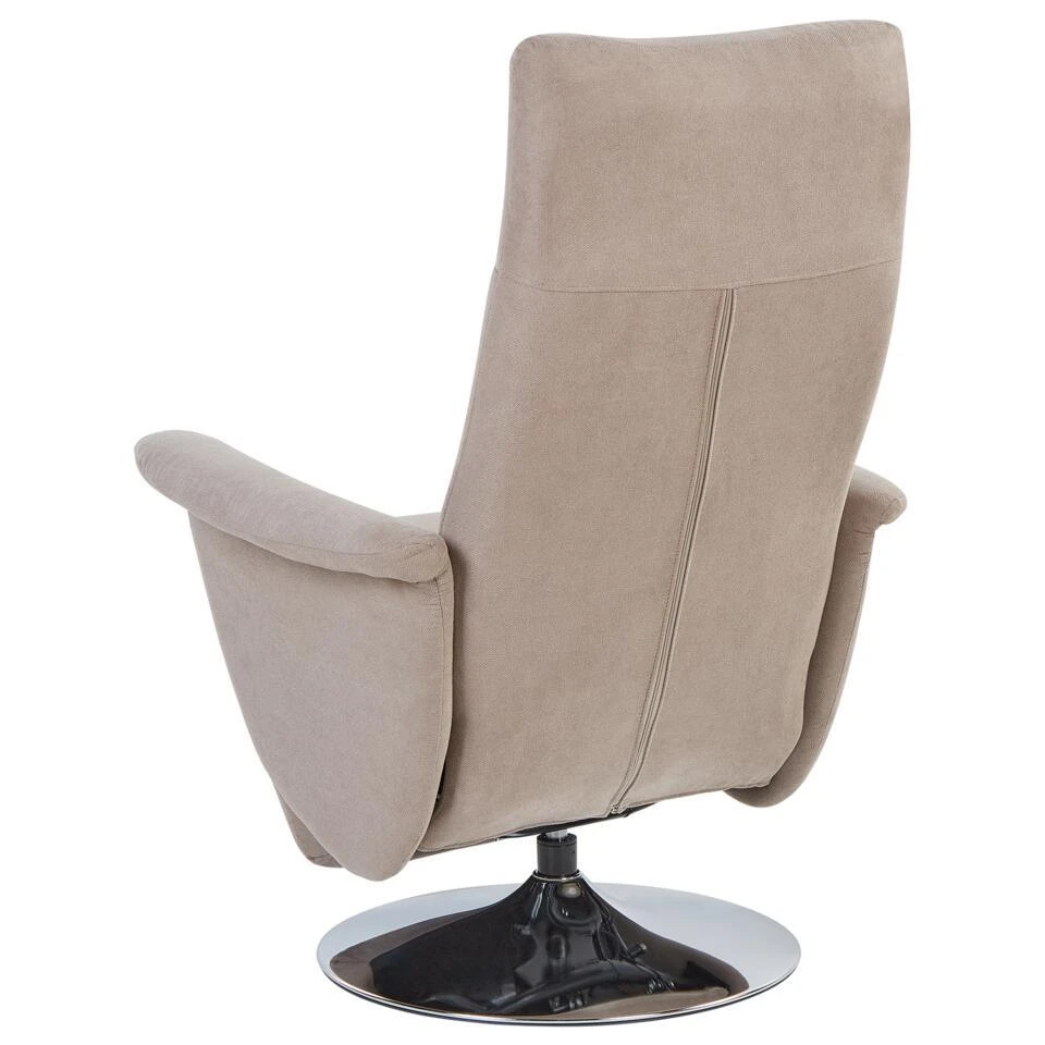 PRIME - Relaxfauteuil - Taupe - Polyester 7 PRIME - Relaxfauteuil - Taupe - Polyester - Afbeelding 7