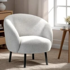 Fauteuil Ted - Bouclé Naturel 9 Fauteuil Ted - Bouclé Naturel -Leen Bakker Fauteuils 9972abfbd3cb4dca980fa9f6735f2f14