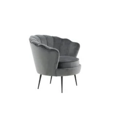 Svea - Rano Fauteuil - Velvet - Donkergrijs -Leen Bakker Fauteuils 9bb3b92ea9704e4b9a00f2a0ddcfd893