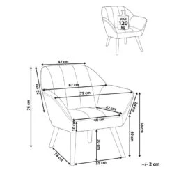 TORUD - Fauteuil - Lichtbeige - Stof -Leen Bakker Fauteuils 9c959bcbcab0496797774b4197c13a72