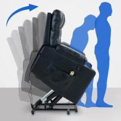 CLP Fauteuil Andover Zwart Frame - Kunstleer - Zwart -Leen Bakker Fauteuils 9cbf0cd8b75c4e8cbea9e70e325dd057