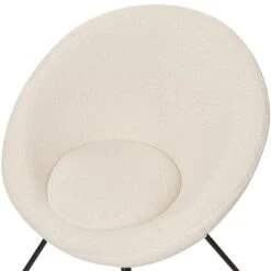 FLOBY II - Fauteuil - Crème - Bouclé 16 FLOBY II - Fauteuil - Crème - Bouclé -Leen Bakker Fauteuils 9d86db5e5e014263b9b13c36fe0b025d