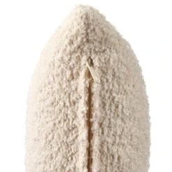 JAMSA - Fauteuil - Wit - Bouclé -Leen Bakker Fauteuils 9e52380ce0124d438501f371c413a2bc