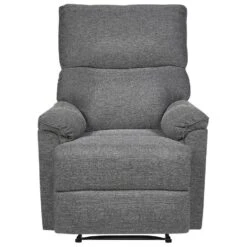 EVERTON - TV-fauteuil - Grijs - Polyester -Leen Bakker Fauteuils 9eccca071b97434b916868bdcd0d574d