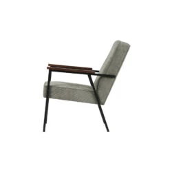 WOOOD Sally Fauteuil - Ribstof - Vergrijsd Groen - 87x65x82 -Leen Bakker Fauteuils a0fc62275c9c4672839652ae4fa9da05